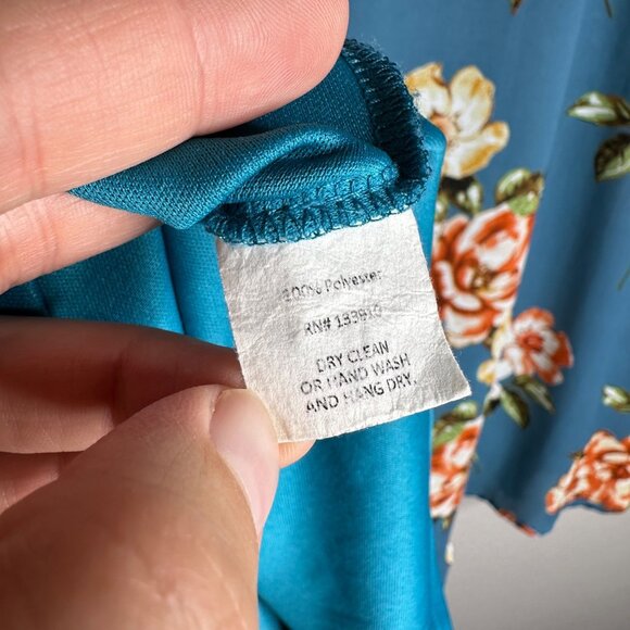 Show Me Your Mumu Kylie Mini Dress  Size Medium Prairie Petal Blue Floral - Picture 7 of 9